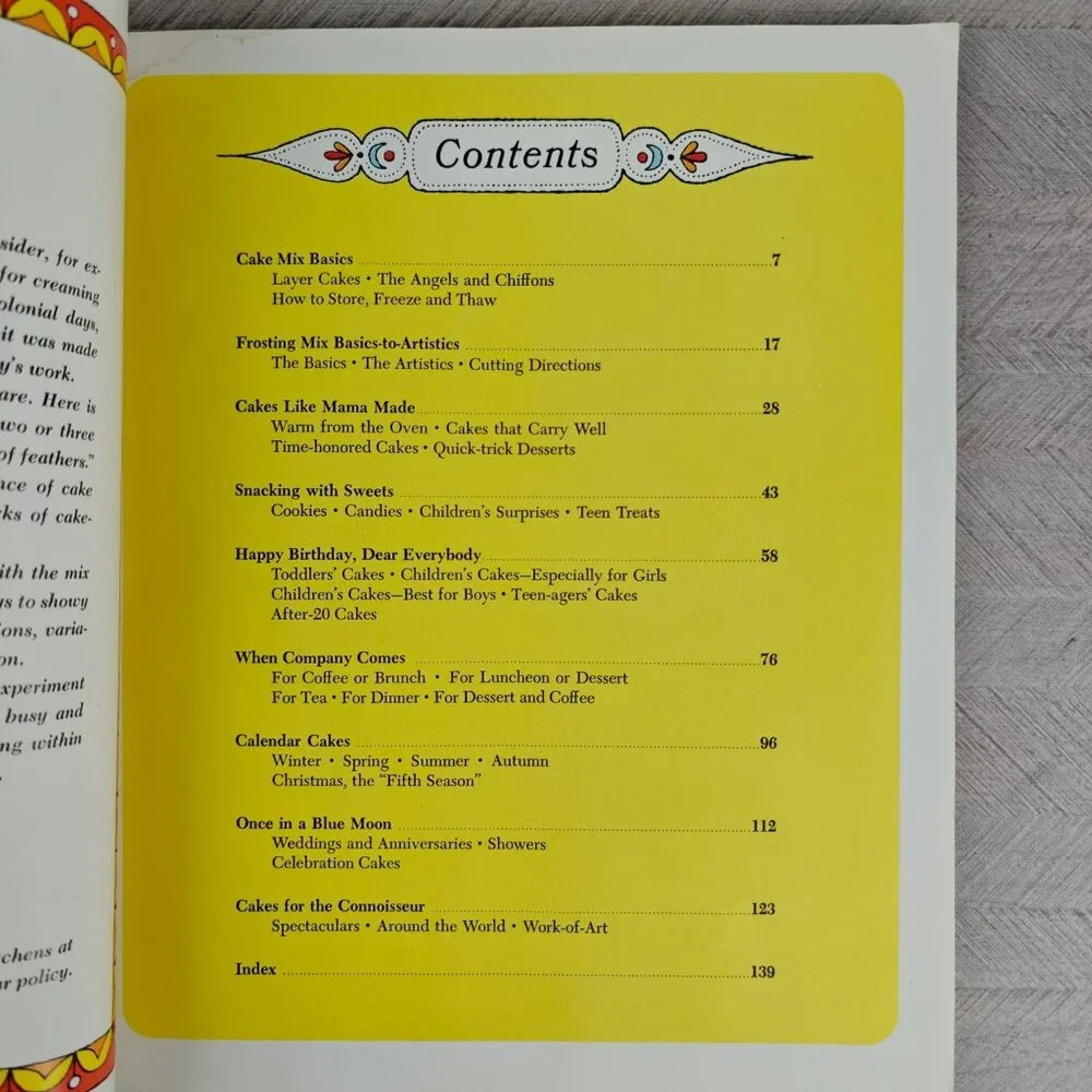 Betty Crockers Cake & Frosting Mix Cookbook First Edition 1966 Golden Press